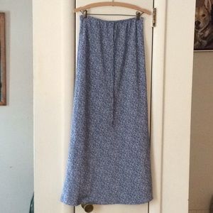 Vintage Blue maxi skirt